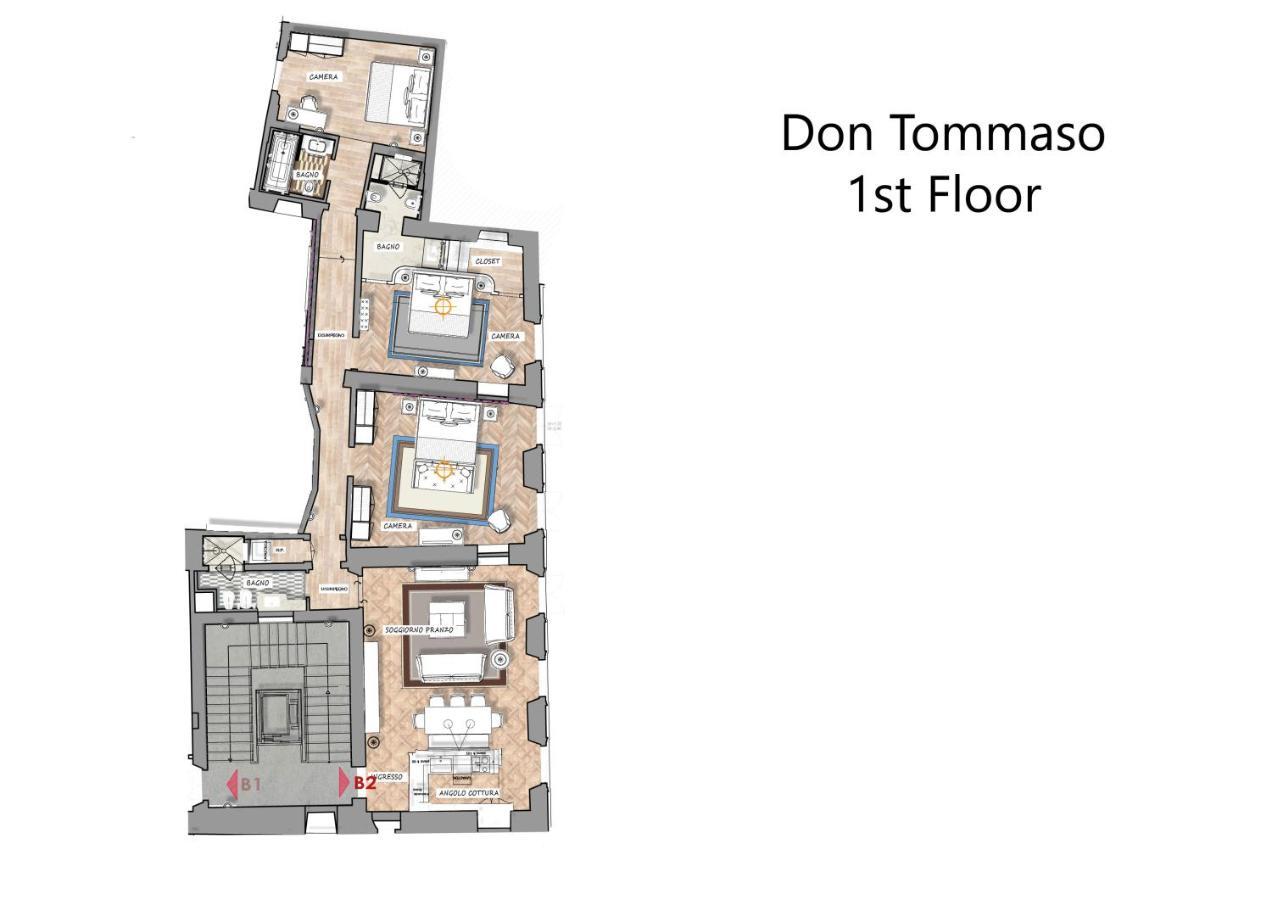 Apartamento Don Tommaso - Dimora Degli Affreschi Florencia